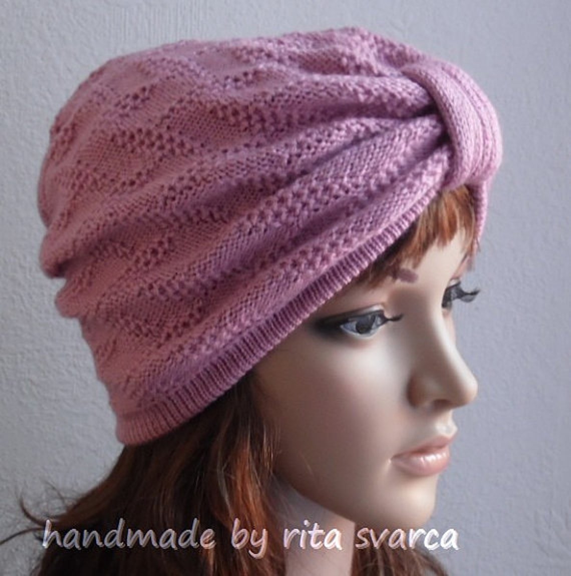 Knitted Women's Turban Hat Front Knotted Turban Fashion Etsy UK
