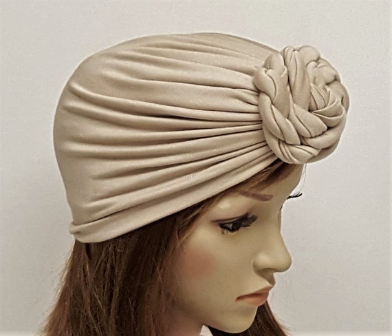 Top knoop tulband hoed mode tulband voor vrouwen donut | Etsy België