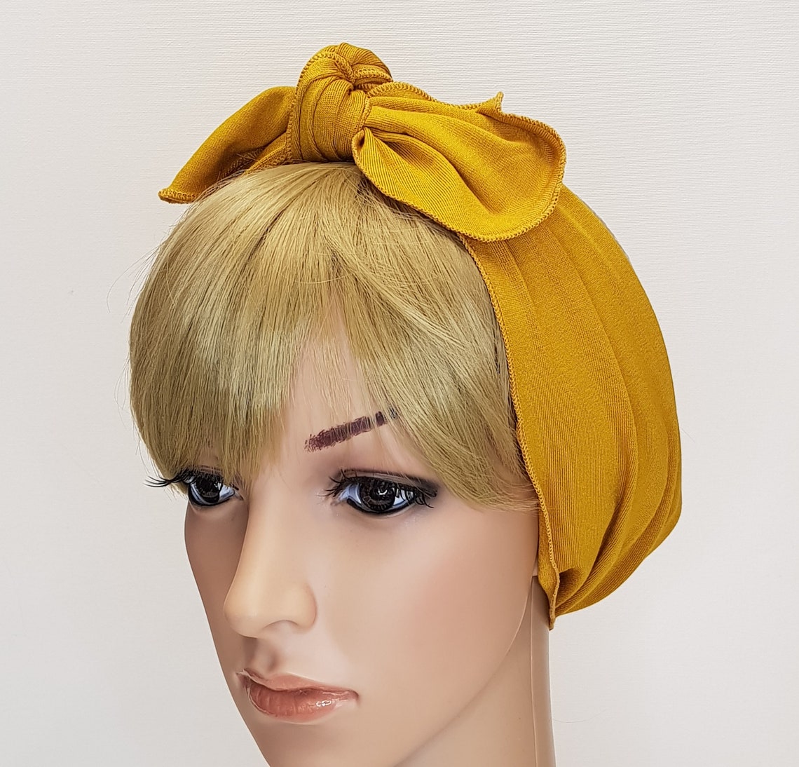 Tie up Headband Self Tie Head Scarf Pin up Style Head Scarf Etsy