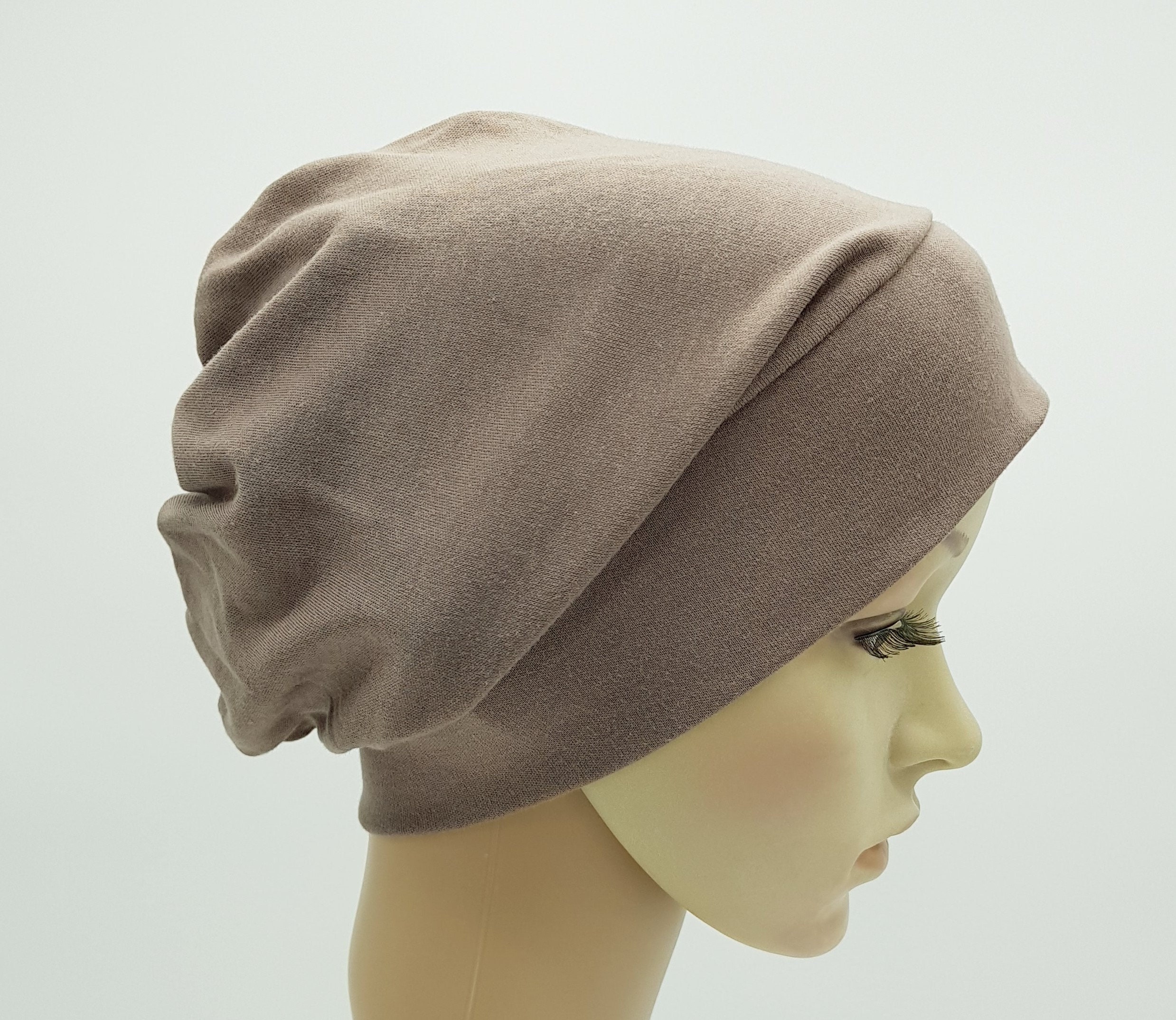 Cotton Jersey Beanie Hat Bad Hair Day 