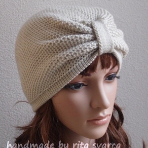 Knit Turban Hat for Women Handmade Turban Stylish Hat Front - Etsy UK