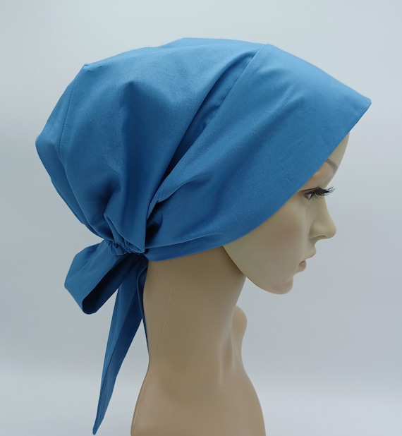 Cotton Head Snood Nurse Hair Covering 