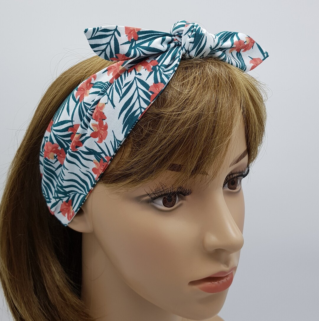 Handmade Self Tie Cotton Headband Tie up Style Headband Etsy