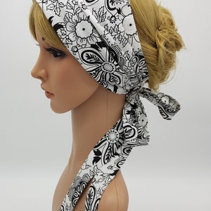 Wide head scarf, hair cover, head wrap, cotton hair scarf, prayer head wear, hair tie, summer bandanna