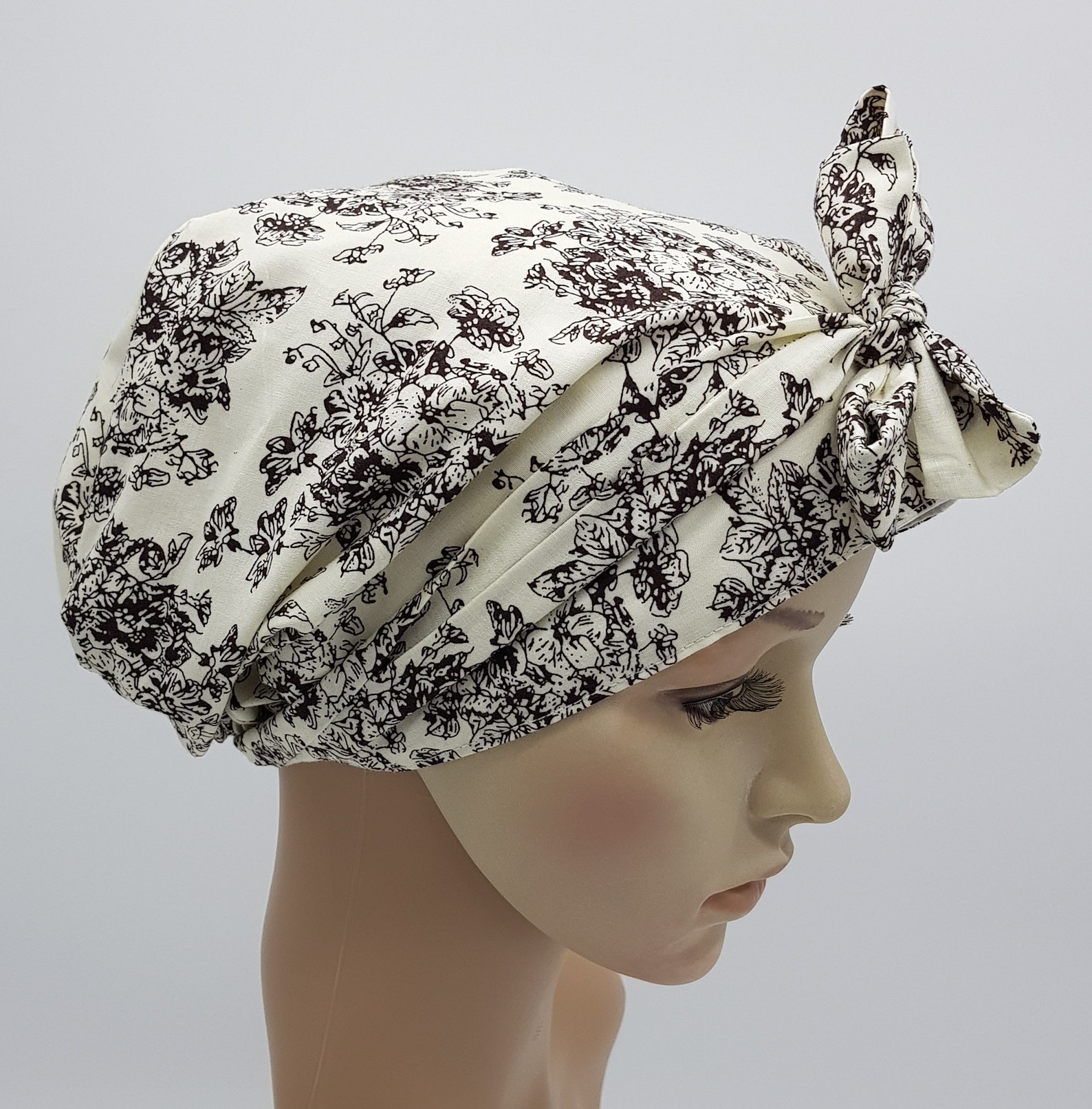 Cotton Nurse Hair Cover Head Snood Tichel Full Head Etsy