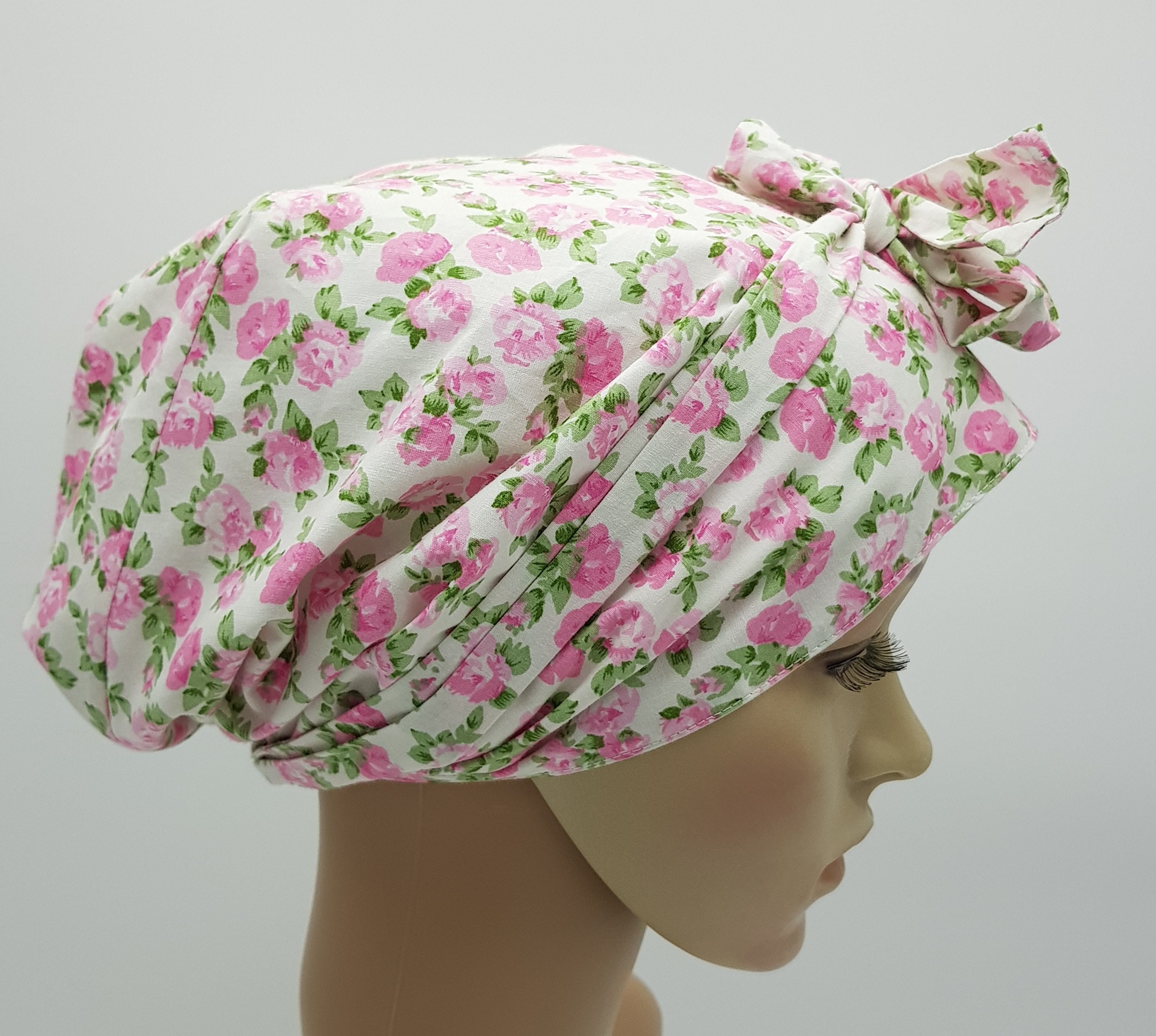 Ties Cotton Nurse Hair Cover 