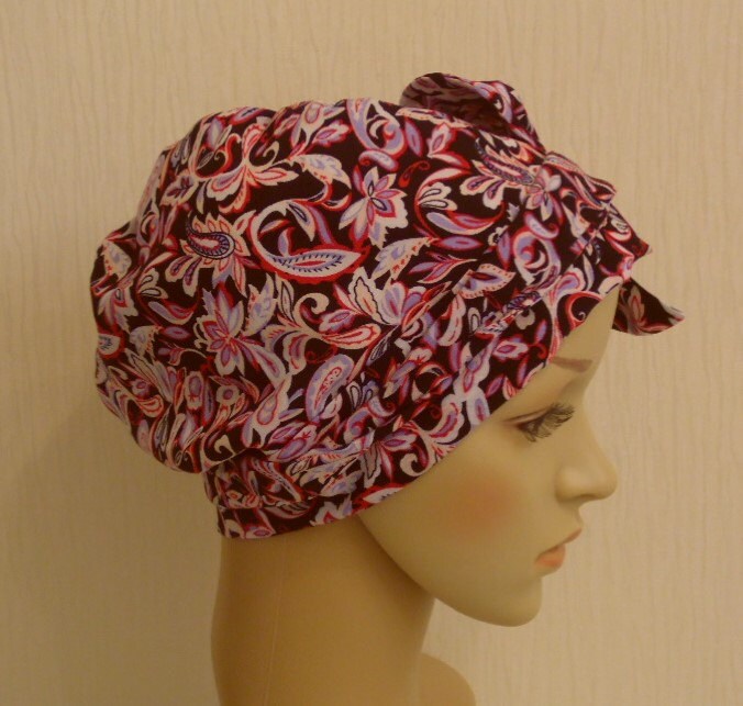Chemo Head Covering Chemo Cap Surgical Hat Short Hair Etsy