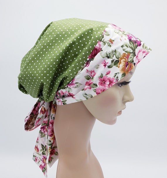 Surgical Scrub Cap Cotton Chef's Hat 