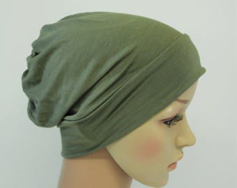 Lightweight chemo beanie for women, bad hair day hat, summer hat, viscose jersey beanie, chemotherapy patient