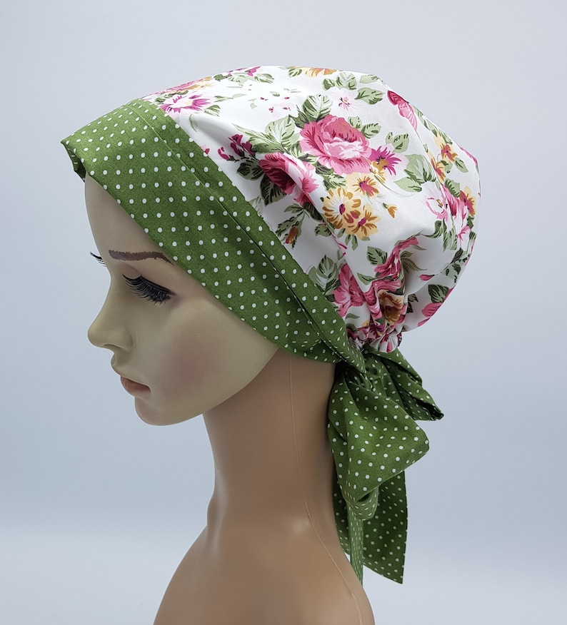 bad hair day head wear chef/'s cap nurse hair covering tichel cooking head scarf head snood elasticated kitchen cap Surgical hat