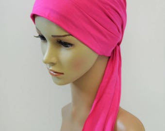 Viscose Jersey Turban Snood, Chemo Headwear, Alopecia Hair Loss Head Scarf