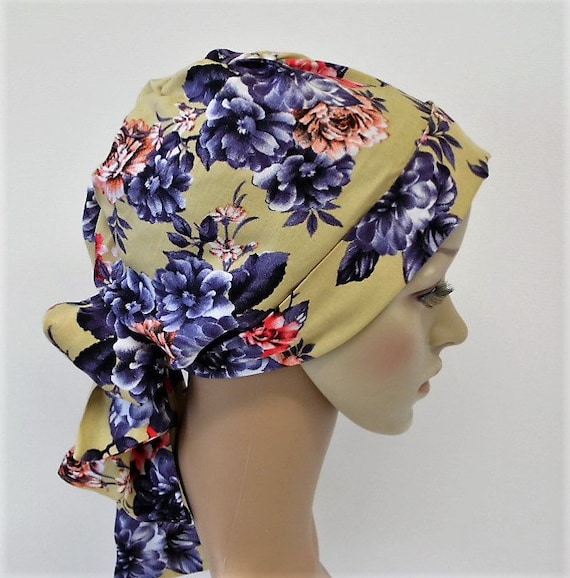 Floral Head Scarf Lightweight Chemo 