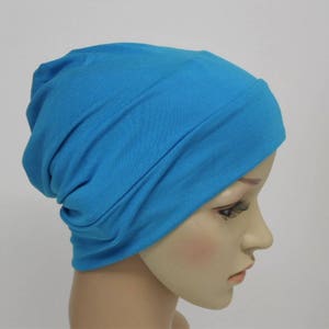 Chemo Mütze, Sommer Mütze, Viskose Jersey Beanie Mütze für Frauen, Bad Hair Day Hut, leichte Beanie Mütze