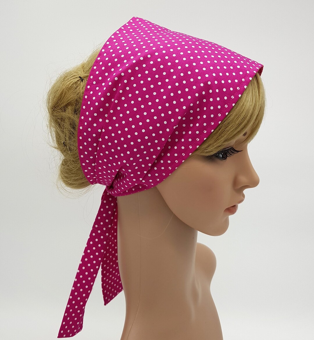 Head Covering for Women Cotton Head Scarf Self Tie Hair Etsy