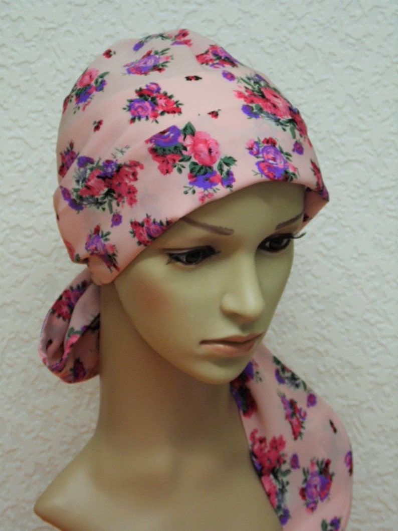 Women S Head Scarf Head Covering For Short Hair Bad Hair Etsy