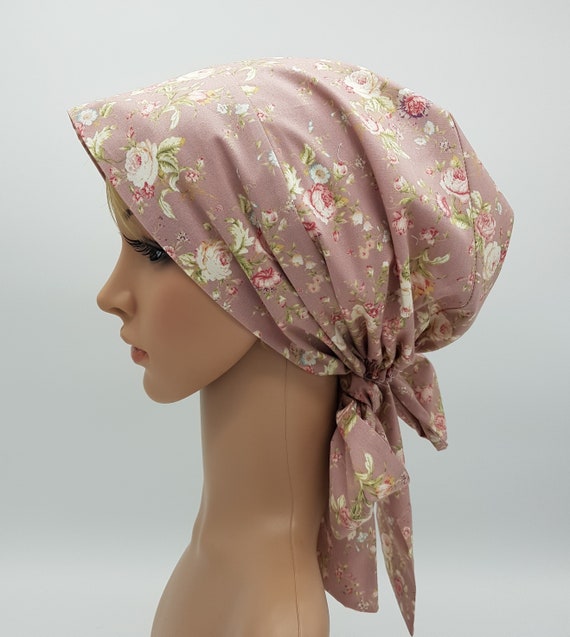 Brown Lv Silk Designer Bonnet