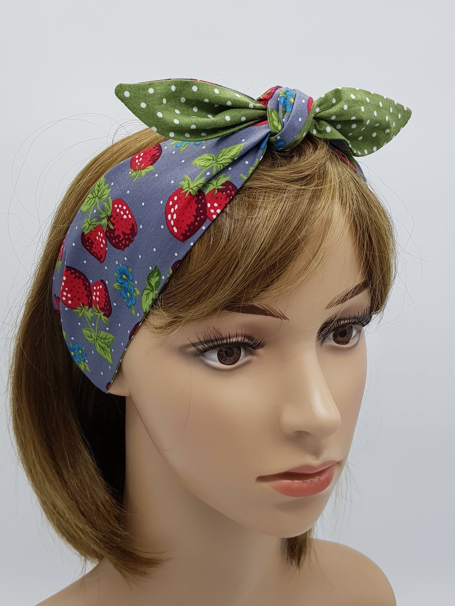 Tie up headband self tie cotton hair scarf tie up head | Etsy