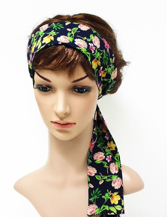 Pañuelo en la estilo pin up bufanda ligera el - Etsy