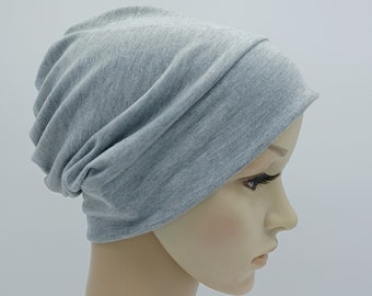 Women's chemo beanie, viscose jersey head wear, hair loss hat, chemo head wear, chemo cap, lightweight hat
