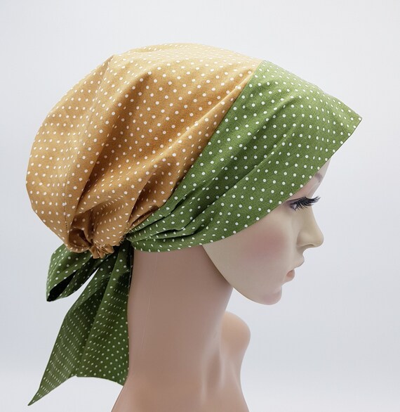 bad hair day head wear chef/'s cap nurse hair covering tichel cooking head scarf head snood elasticated kitchen cap Surgical hat