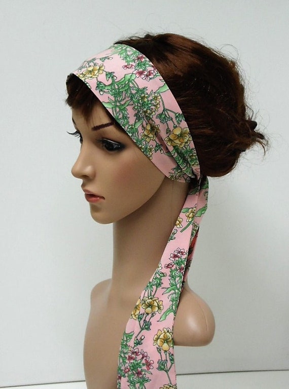 Hair scarf for women summer head scarf hair bandanna self tie headband long hair tie head wrap hair scarf 148 x 7 cm