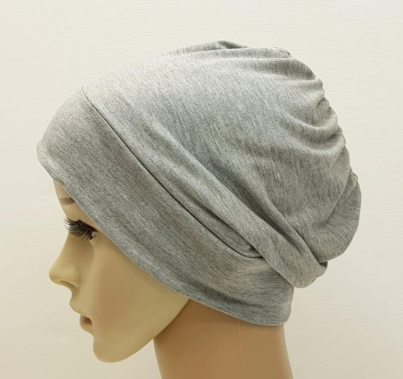 Chemo beanie, soft stretch hat, chemotherapy patient cap, alopecia hairloss head covering