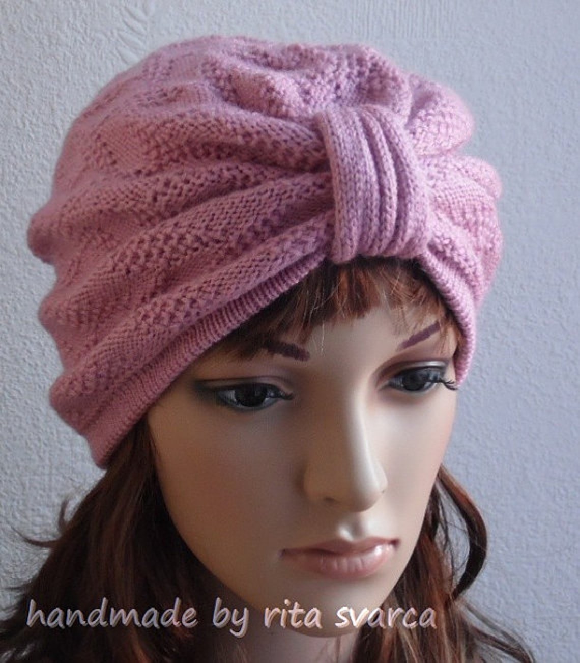 Knitted Women's Turban Hat Front Knotted Turban Fashion Etsy UK