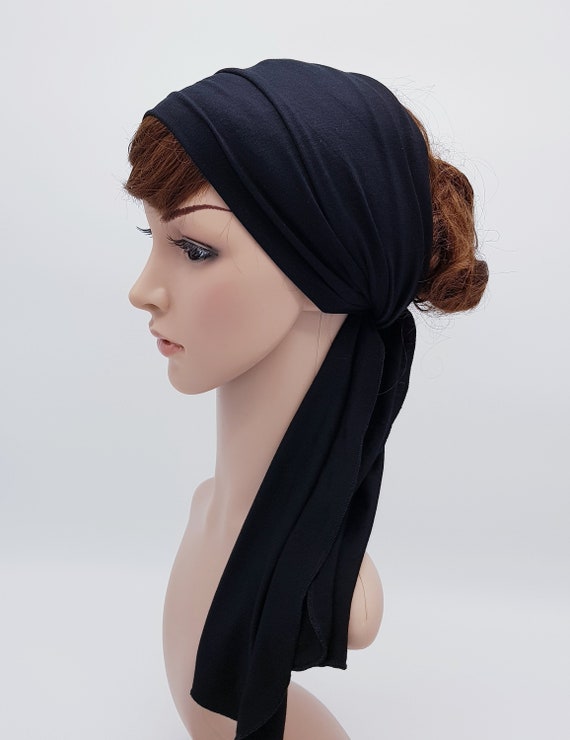 Wide Wrap Scarf in Black Wide Wrap Scarf in Black