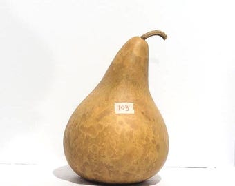 Large Martin House Gourd, Natural Pear Shaped Gourd