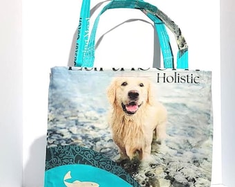 Recycled Dog Food Bag Tote Bag