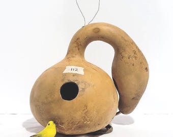 Large Goose Gourd Birdhouse, Natural Swan Gourd Birdhouse
