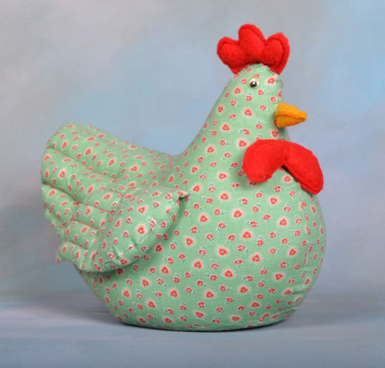 Sewn Chicken Doorstop | Etsy