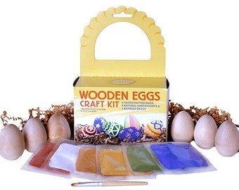 Wooden Eggs Craft Kit