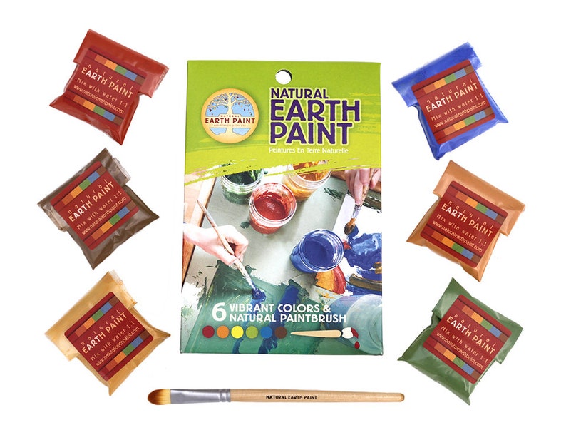 Petite Natural Earth Paint Kit Etsy