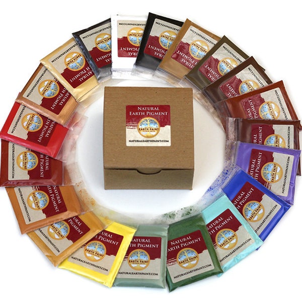 Earth & Mineral Pigment Sample Pack (20 Colors)