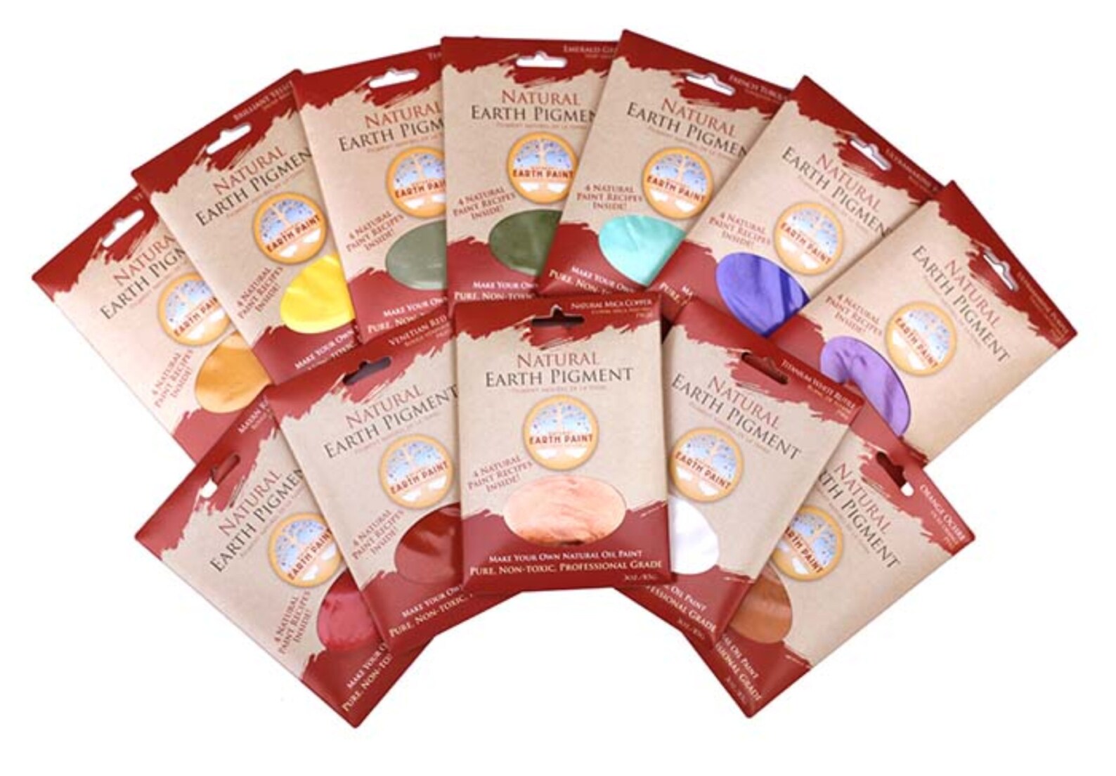 3 oz Natural Earth Pigments Individual Packets Etsy