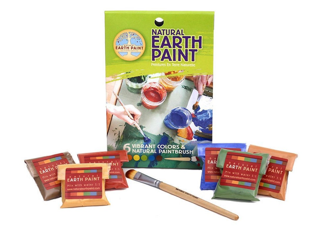 Petite Natural Earth Paint Kit Etsy