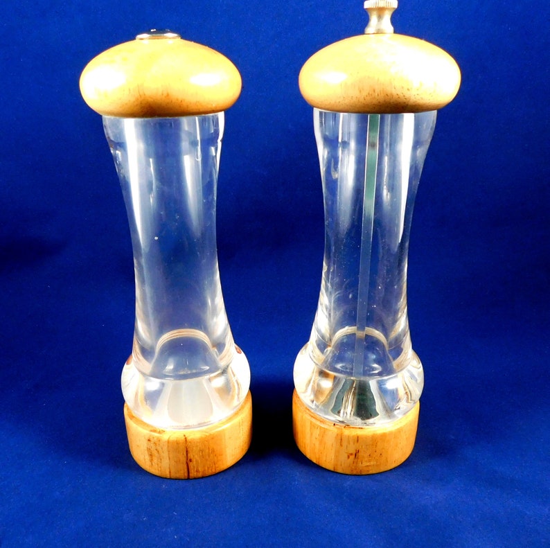 Vintage Olde Thompson Salt and Pepper Grinder Carbon Steel Etsy