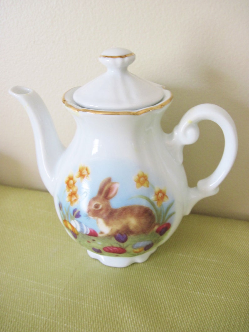 12 pc Children's Tea Set Roehler Collection Easter Bunny Etsy