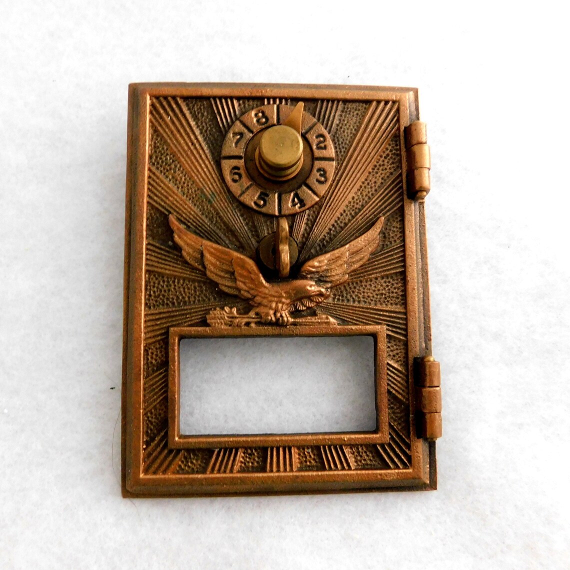 Vintage 1906 Flying Eagle Post Office Mail Box Bronze Cast Etsy