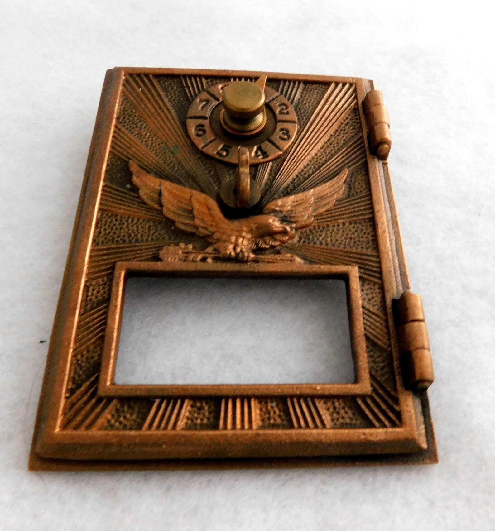 Vintage 1906 Flying Eagle Post Office Mail Box Bronze Cast Etsy