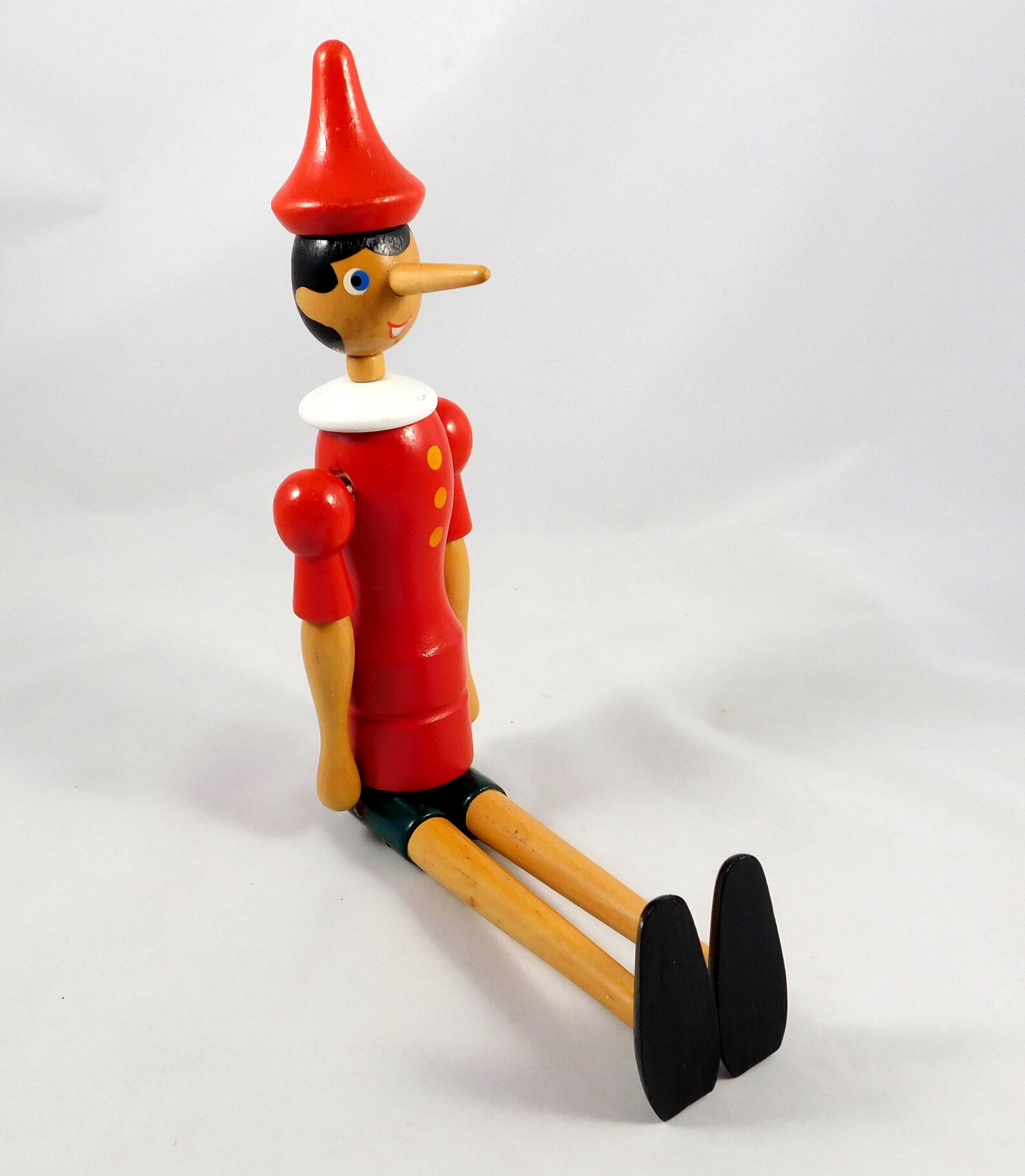 Pinocchio Wooden Posing Figurine Doll Childhood Do Not Tell | Etsy