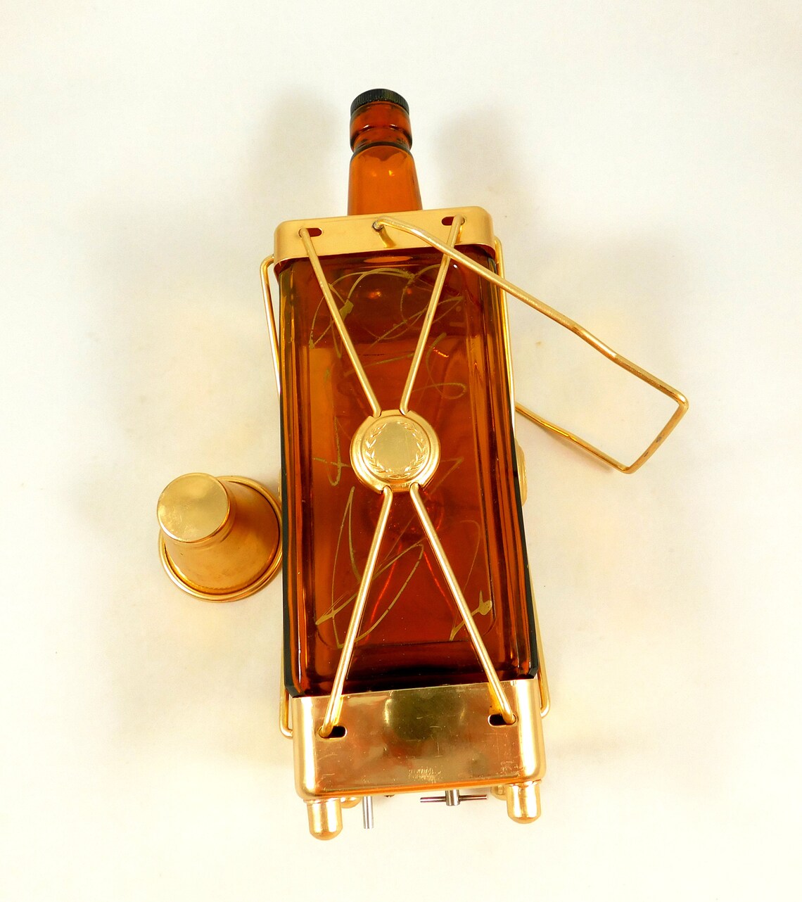 vintage musical whiskey decanter