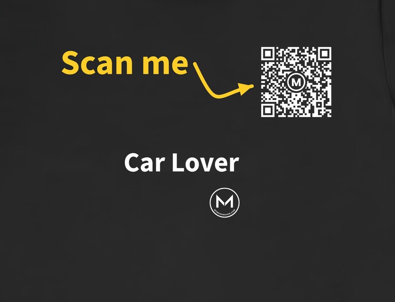 Scannable Shirt | Car Lover | Scan QR for a New Daily Mood Message | Car Enthusiast Gift for Friend or Family, Christmas Tee image 2