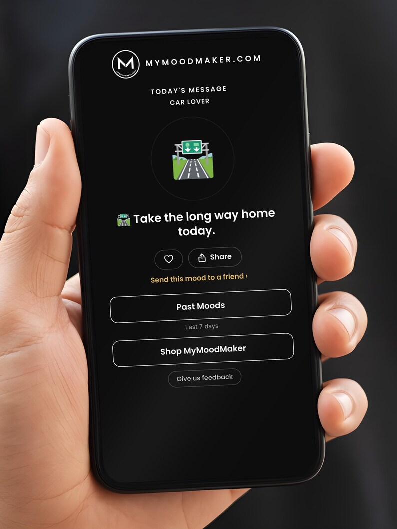 Scannable Mug | Car Lover | Scan QR for a New Daily Mood Message | 11 Oz Black Coffee Mug Gift for Car Enthusiasts image 6