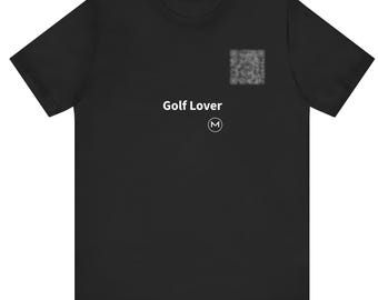 Scannable Shirt | Golf Lover | Golf Fan Gift for Player or Coach, Christmas Tee