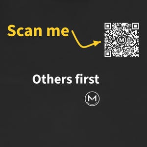 Scannable Shirt | Others first | Scan QR for a New Daily Mood Message | Kindness Gift for Teacher, Nurse or Coach zdjęcie 2