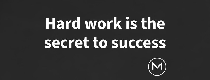 Scannable Shirt | Hard work is the secret to success | Motivation Gift for Work, Gym or School image 2