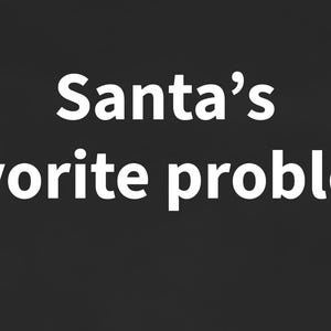 Scannable Shirt | Santa's favorite problem | Funny Christmas Gift for Family or Secret Santa image 2