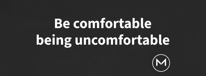 Scannable Shirt | Be comfortable being uncomfortable | Growth Gift for Gym, Work or Students image 2